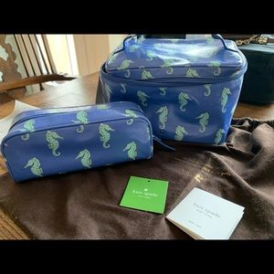 Kate Spade ♠️ Seahorse Cosmetic Case